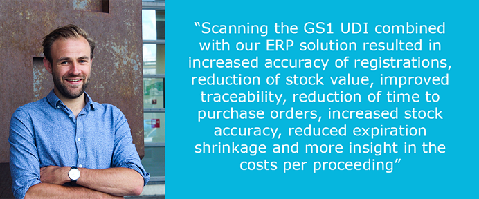 A pathway to scan medical devices in the Operating Room using GS1 UDI